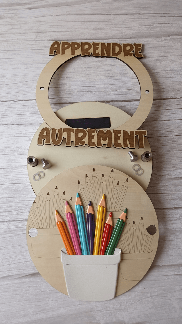 MESSAGE CRÉACTIF - Kit -POT de CRAYONS V2