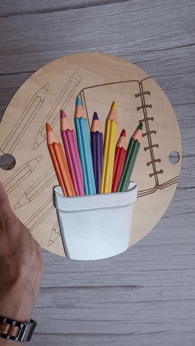 MESSAGE CRÉACTIF - Kit -POT de CRAYONS