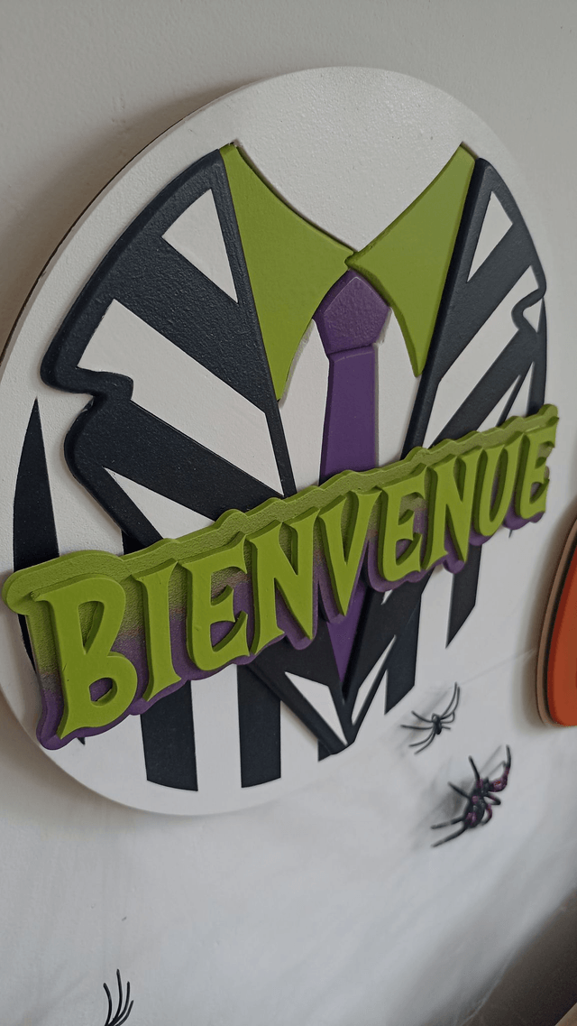 Plaque de porte Beetlejuice