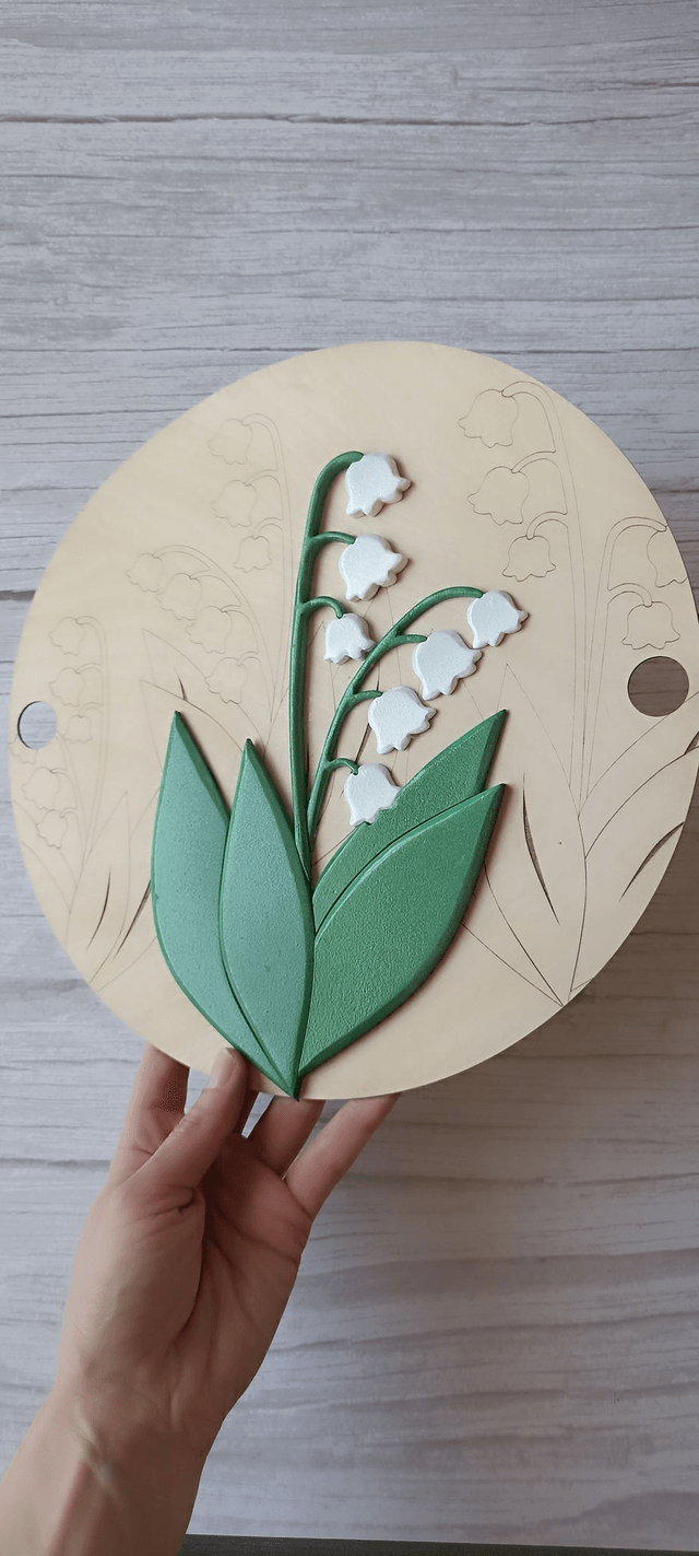 Décor MUGUET - pour Message CréActif Personnalisé