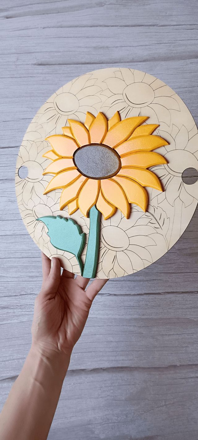Décor TOURNESOL - pour Message CréActif Personnalisé