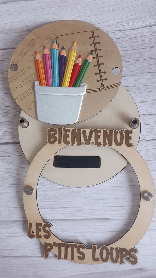 MESSAGE CRÉACTIF - Kit -POT de CRAYONS