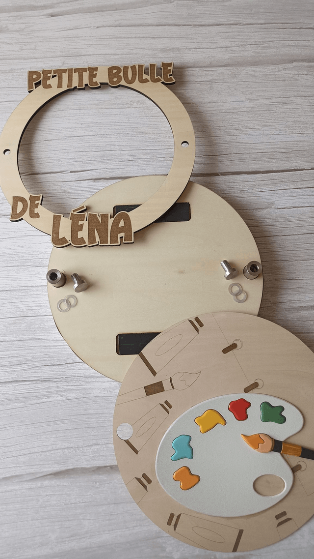 MESSAGE CRÉACTIF - Kit -PALETTE de PEINTURE