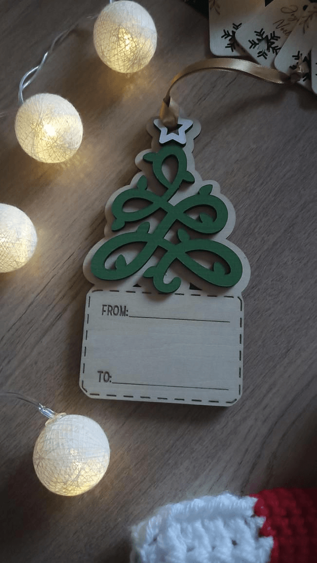 Carte à carte cadeau - Sapin