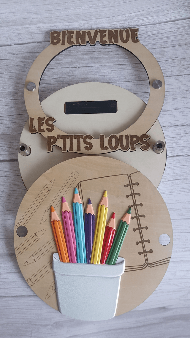 MESSAGE CRÉACTIF - Kit -POT de CRAYONS
