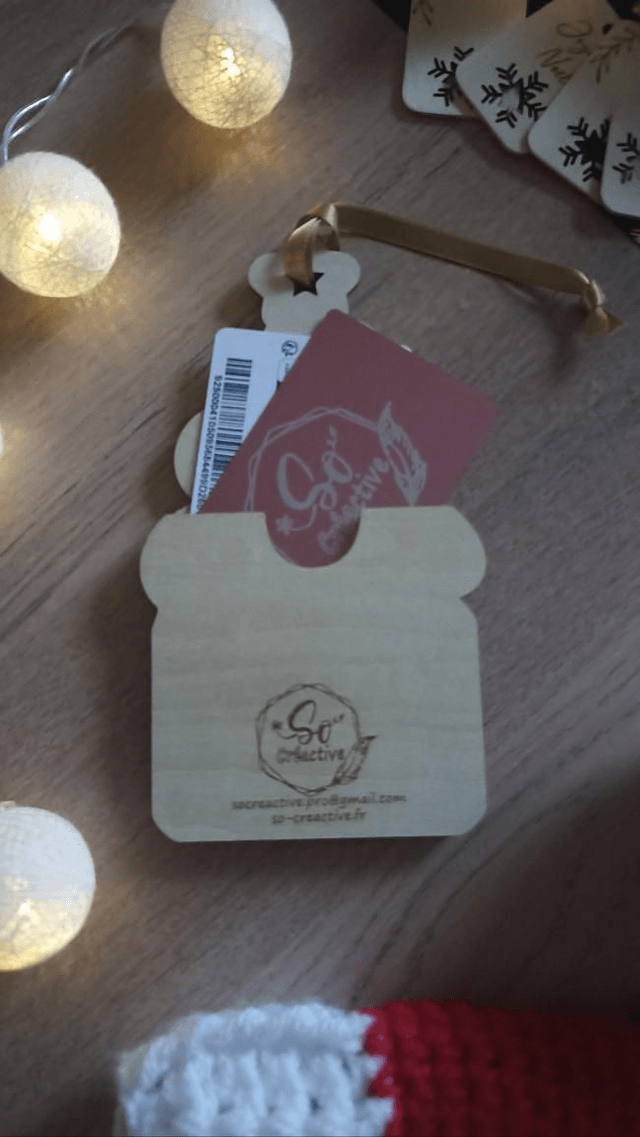 Carte à carte cadeau - Sapin