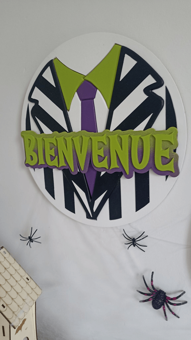 Plaque de porte Beetlejuice