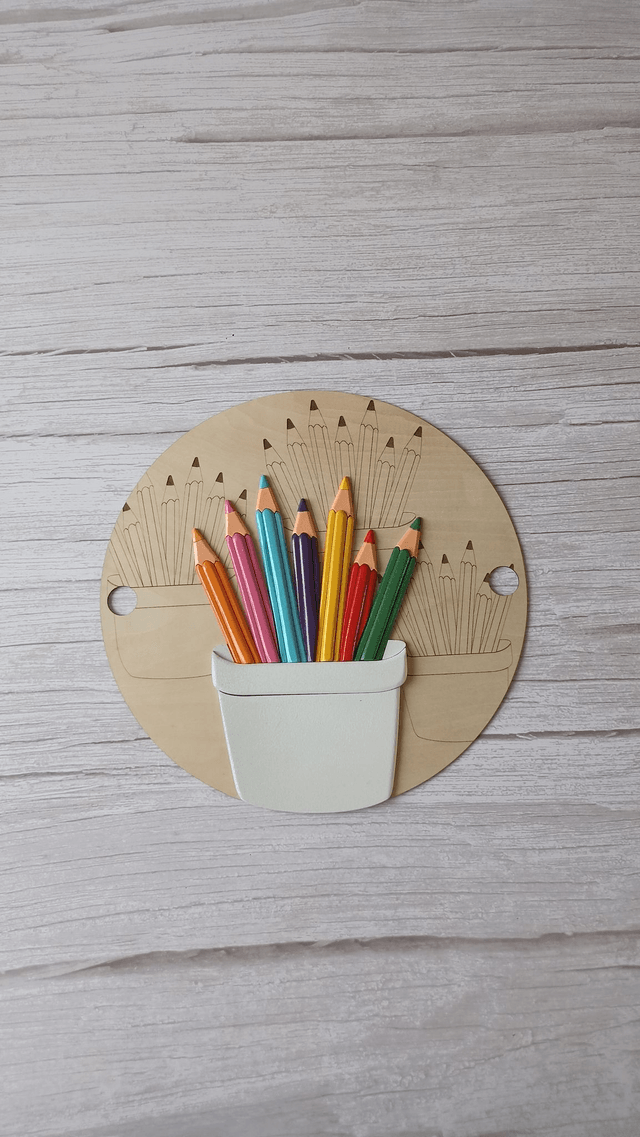 MESSAGE CRÉACTIF - Kit -POT de CRAYONS V2