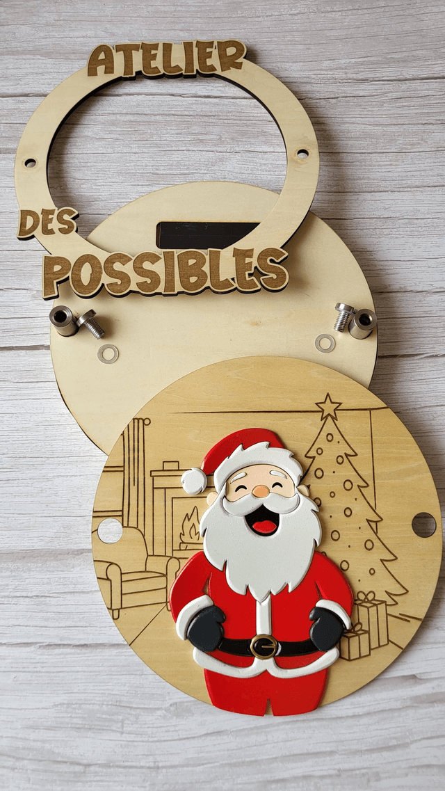 MESSAGE CRÉACTIF - Kit -PÈRE NOËL JOYEUX