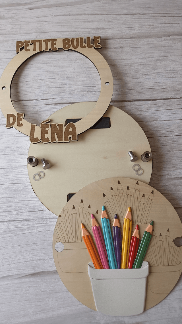 MESSAGE CRÉACTIF - Kit -POT de CRAYONS V2