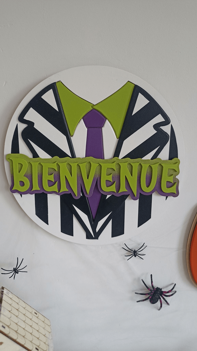 Plaque de porte Beetlejuice