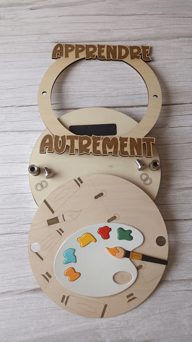 MESSAGE CRÉACTIF - Kit -PALETTE de PEINTURE